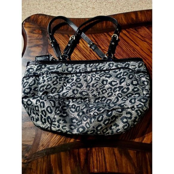 Vintage/Rare Cheetah Print Coach Purse - Picture 6 of 7